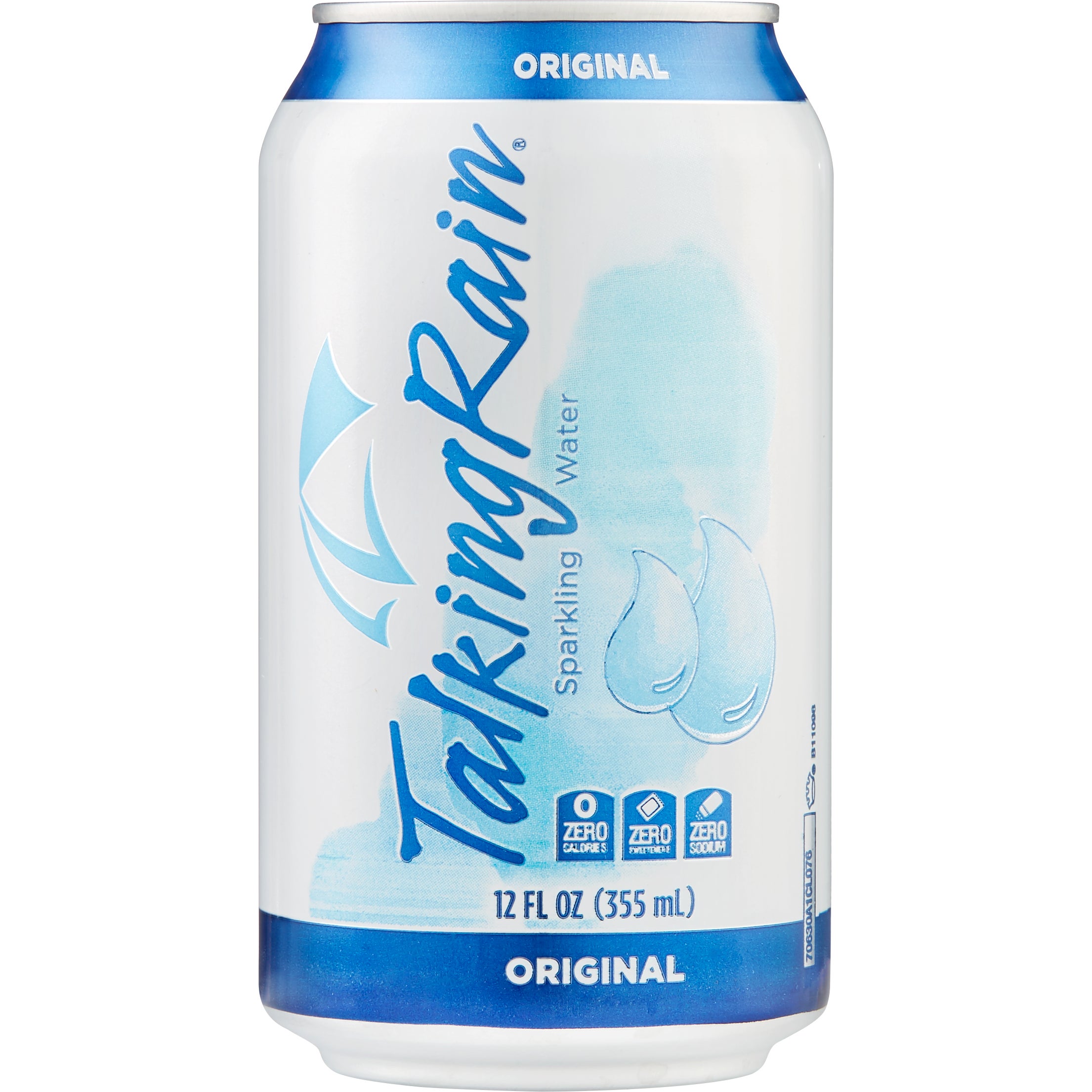 **Talking Rain** Sparkling Water, Original, Peach Nectarine **AND/OR** Lemon Lime, 12 fl oz, 24 ct