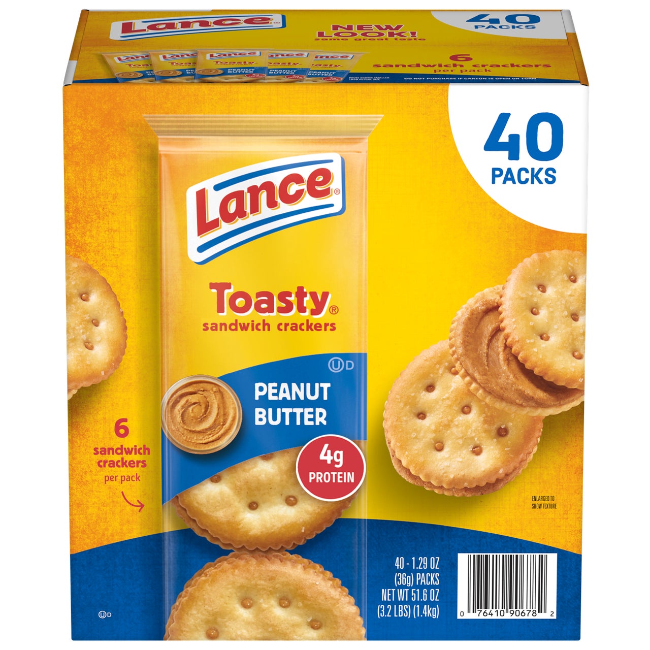 **Lance** Toasty Crackers **AND/OR** Toast Chee Sandwich Crackers, 1.29 oz, 40 ct