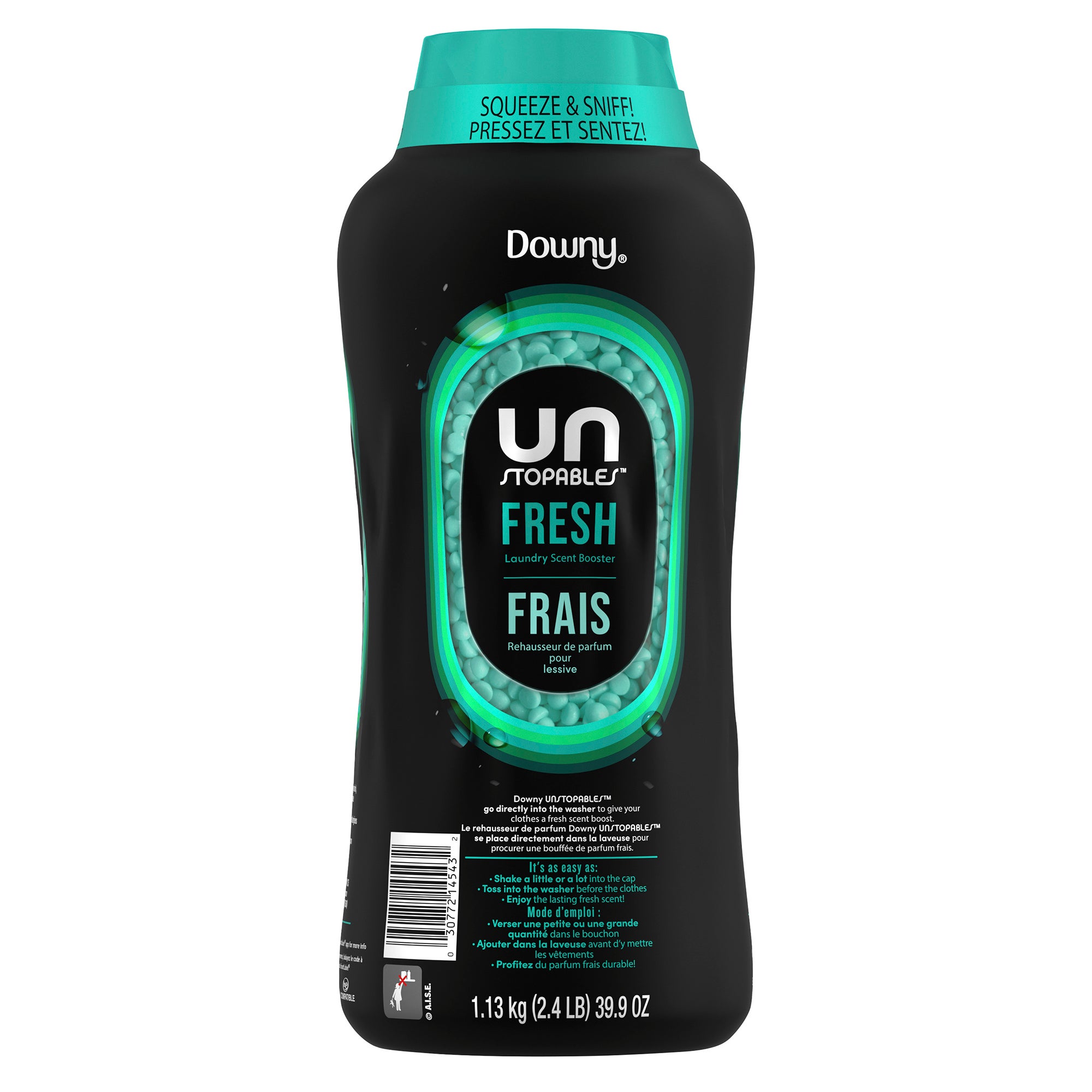 **Downy Unstopables** In-Wash Scent Booster Beads, Fresh Scent, 39.9 oz
