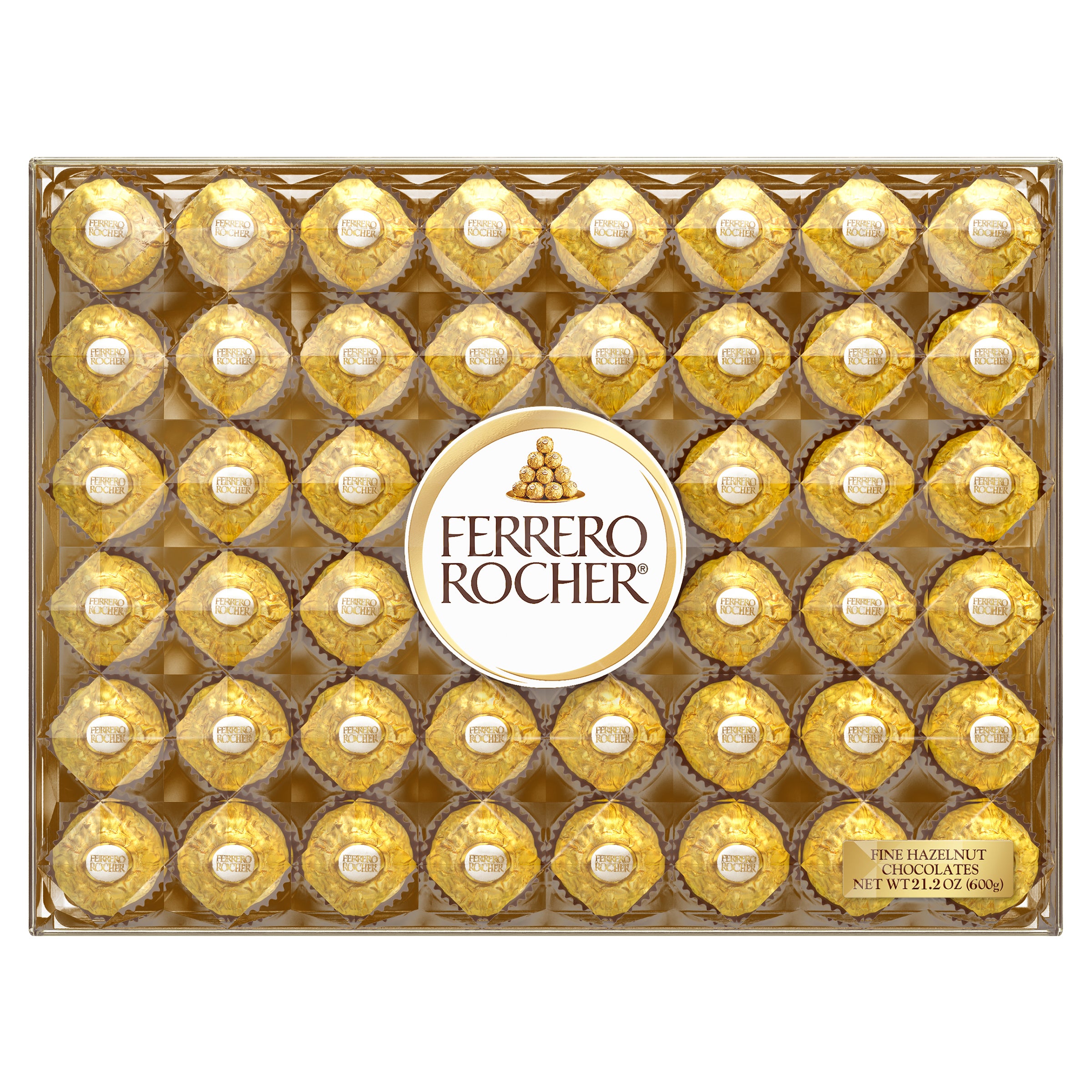 **Ferrero Rocher** Chocolates, Hazelnut, 48 ct