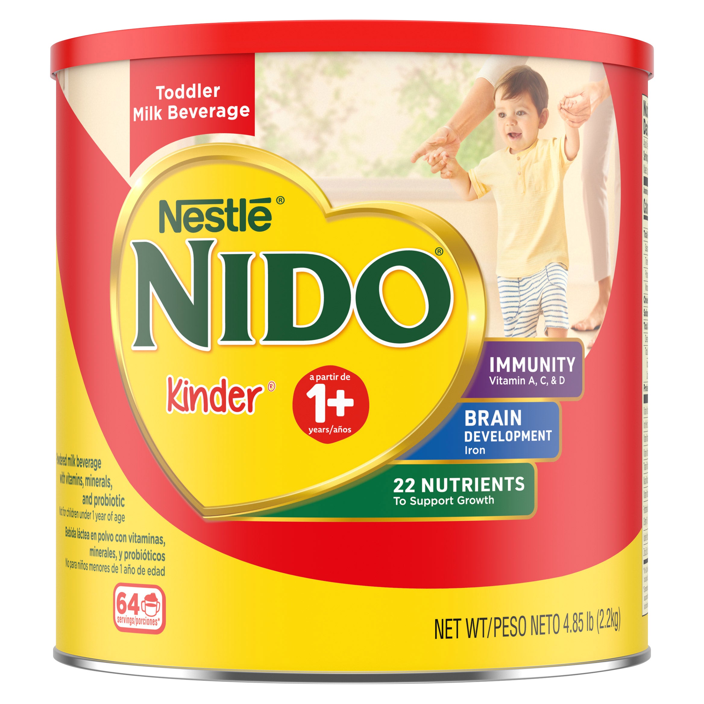 **Nestlé** Nido Toddler Milk Beverage, Kinder 1 Plus, 4.85 lbs
