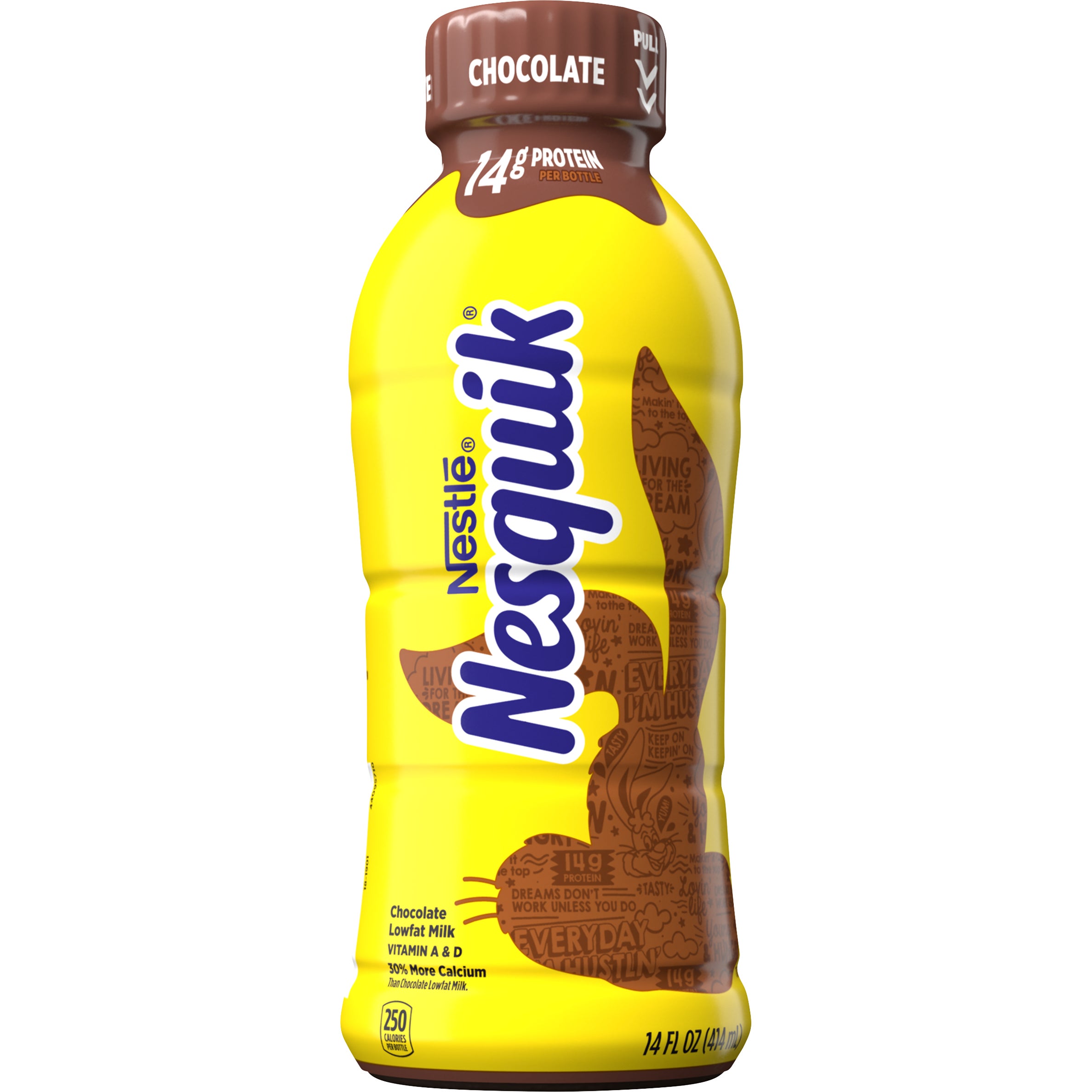**Nestlé Nesquik** Low-Fat Milk, Chocolate **AND/OR** Strawberry, 14 fl oz, 12 ct