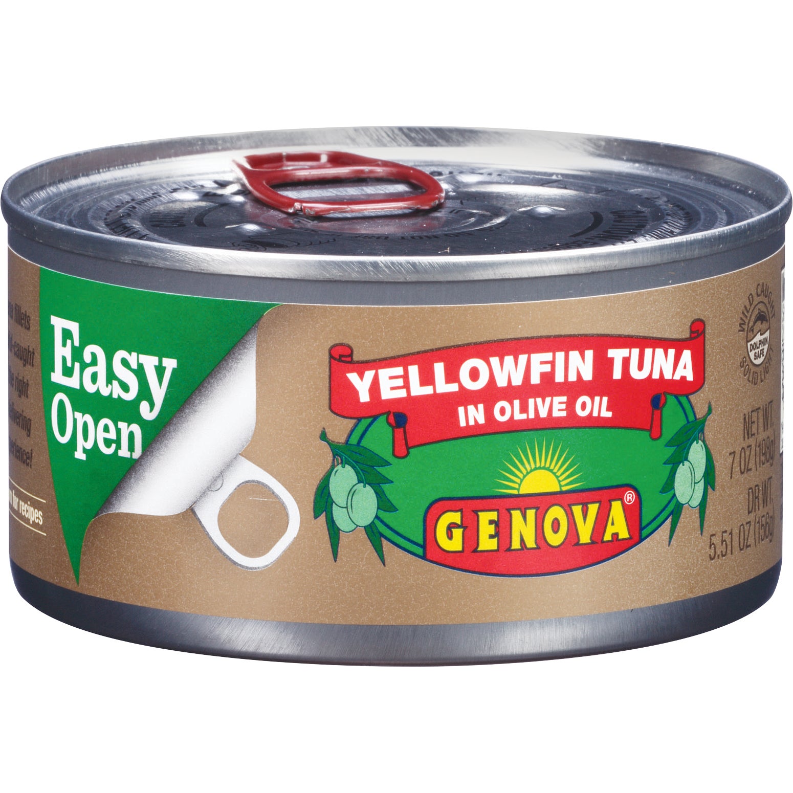 **Genova** Yellowfin Tuna in Olive Oil, 7 oz, 6 ct