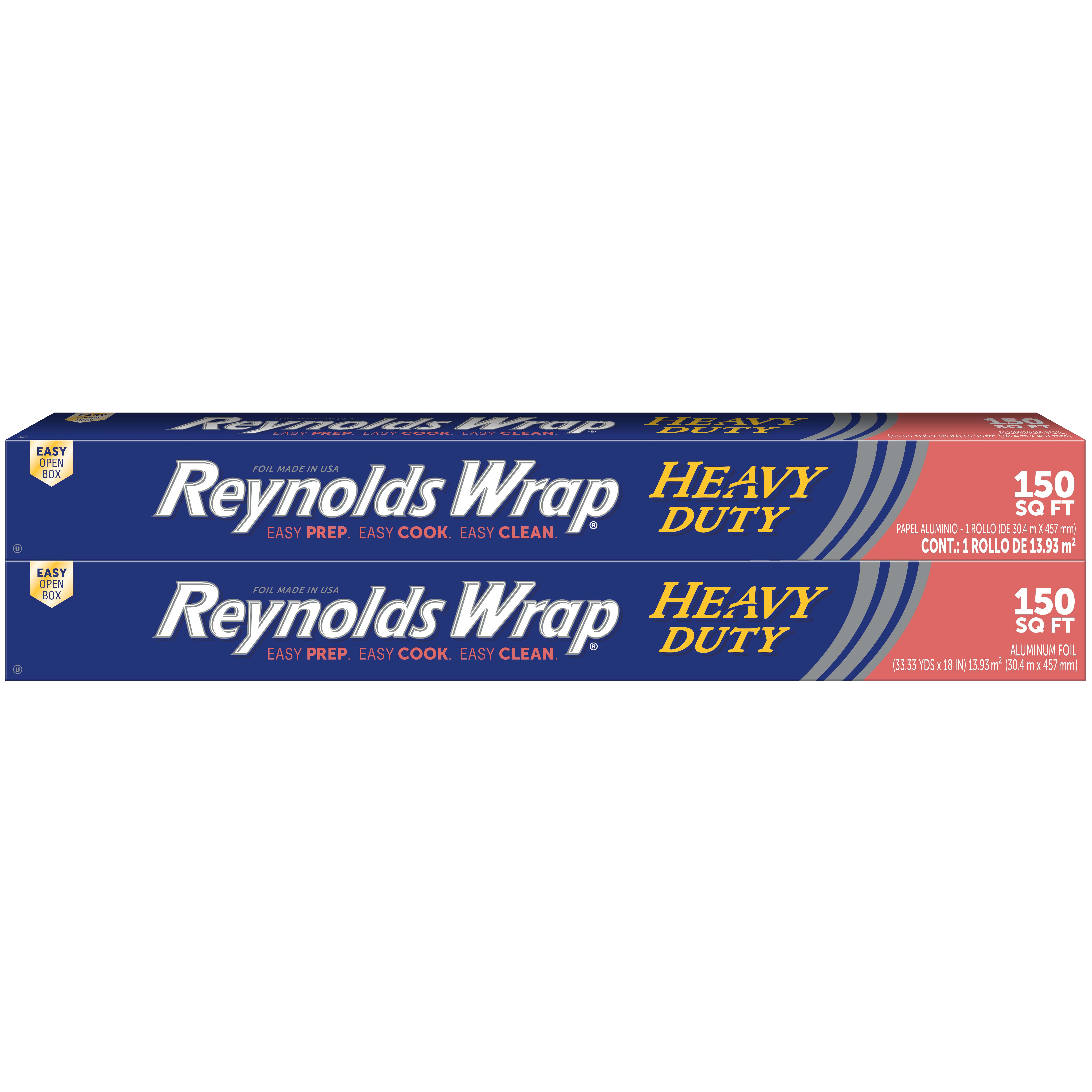 **Reynolds Wrap** Heavy Duty Aluminum Foil, 150 sq ft, 2 ct