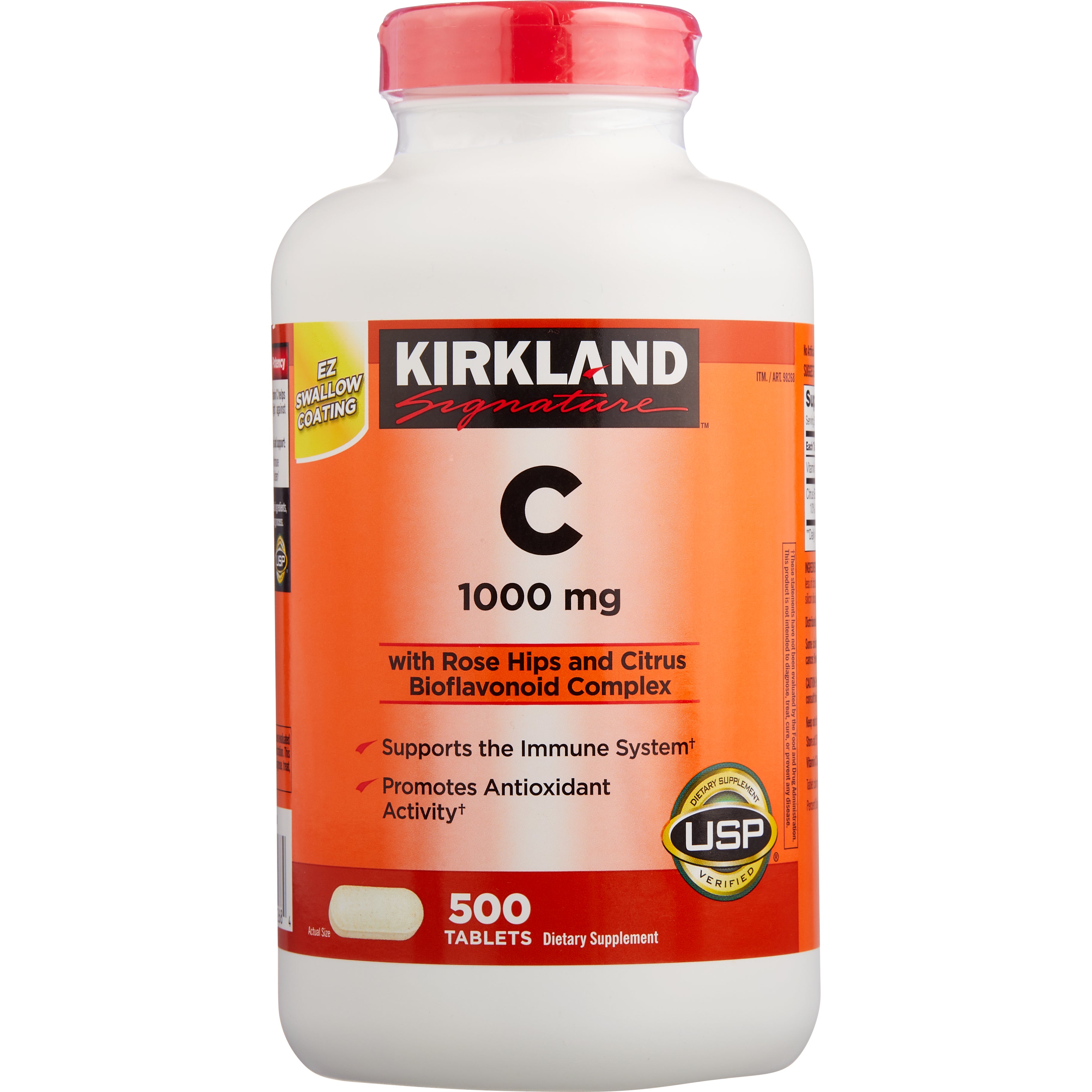 **Kirkland Signature** Vitamin C, 1000 mg, 500 ct